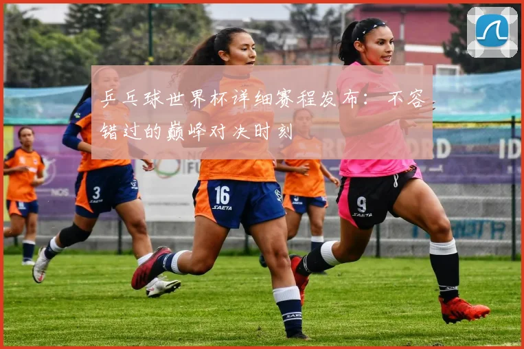 乒乓球世界杯详细赛程发布：不容错过的巅峰对决时刻
