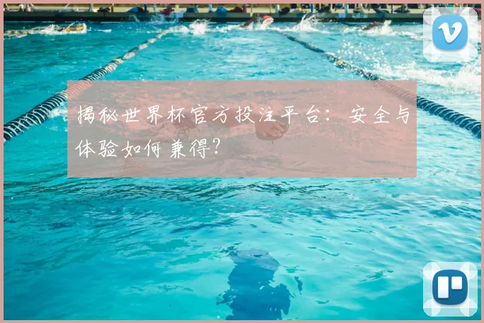 揭秘世界杯官方投注平台：安全与体验如何兼得？