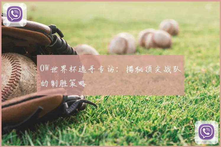 OW世界杯选手专访:揭秘顶尖战队的制胜策略